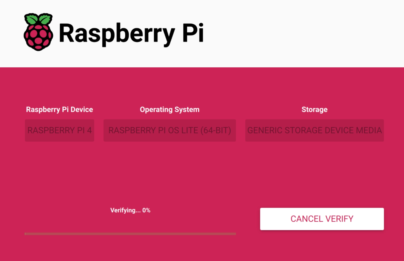 Imager - Verifying